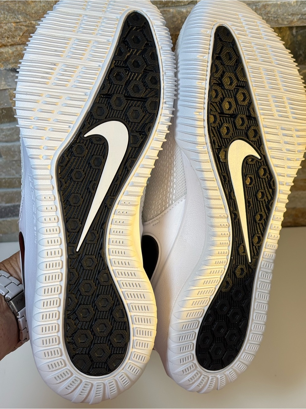 Nike Zoom HyperAce 2 Volleyball Shoes Women Size 11 White Black NIB AA0286 - Picture 6 of 8
